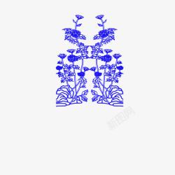 青花瓷花纹素材