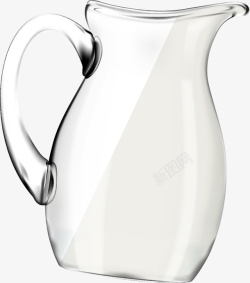 杯耳创意透明水壶高清图片