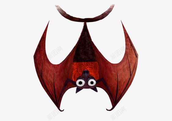 蝙蝠png免抠素材_新图网 https://ixintu.com 倒挂蝙蝠 创意蝙蝠 手绘蝙蝠 红色蝙蝠