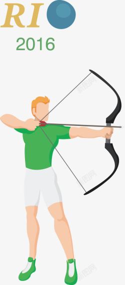 射箭运动员巴西里约奥运会运动员高清图片