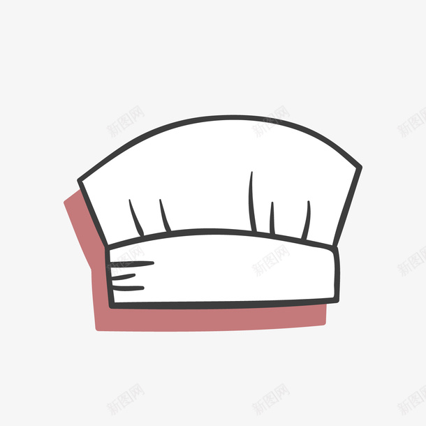 厨师白色帽子png免抠素材_新图网 https://ixintu.com 卡通帽子 厨师帽子 大厨帽子 白色帽子 背景装饰