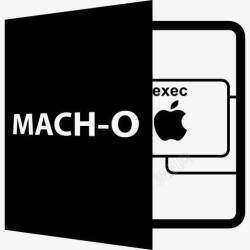 MachO文件格式马赫O可执行文件的符号图标高清图片