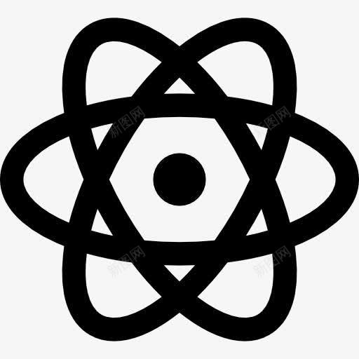 原子图标png_新图网 https://ixintu.com 原子核 原子物理学 教育 电子 科学