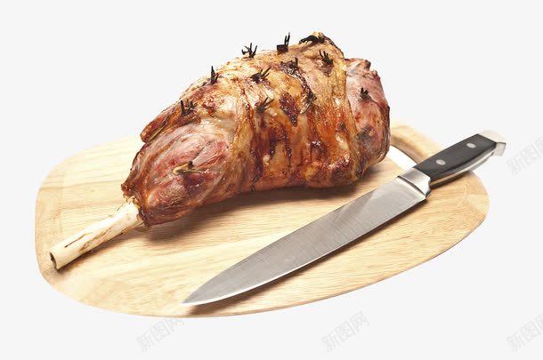 羊腿肉png免抠素材_新图网 https://ixintu.com 刀子 切肉 烤羊肉 羊肉 肉类