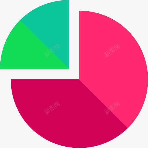 饼图图标png_新图网 https://ixintu.com 业务 业务和财务 图形 统计 统计图表 营销 财务