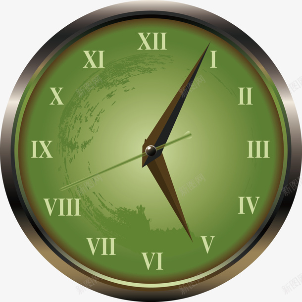 创意时钟矢量图ai免抠素材_新图网 https://ixintu.com 创意 创意设计 时钟 设计时钟 矢量图