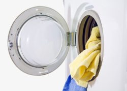 洗涤衣物滚筒洗衣机高清图片