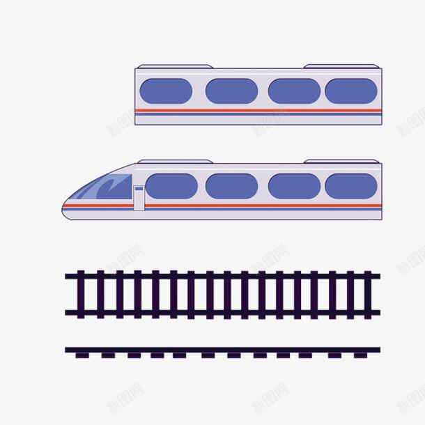 高铁简约png免抠素材_新图网 https://ixintu.com 先进 科技 简约 高铁矢量图