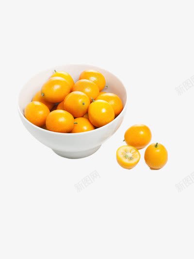 金桔png免抠素材_新图网 https://ixintu.com 吃的 好吃的水果 柑橘 橘子 食物