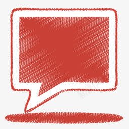 红色的对话气泡图标png_新图网 https://ixintu.com chat 气泡 聊天 评论