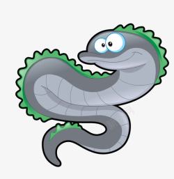 可爱海蛇矢量素材卡通海蛇高清图片