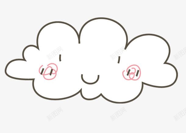 手绘卡通云朵png免抠素材_新图网 https://ixintu.com 云朵 创意 手绘 手绘卡通云朵