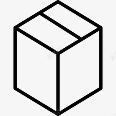 封闭的储物箱图标图标