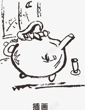 茶文化图标图标