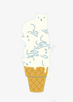 创意冰淇淋素材