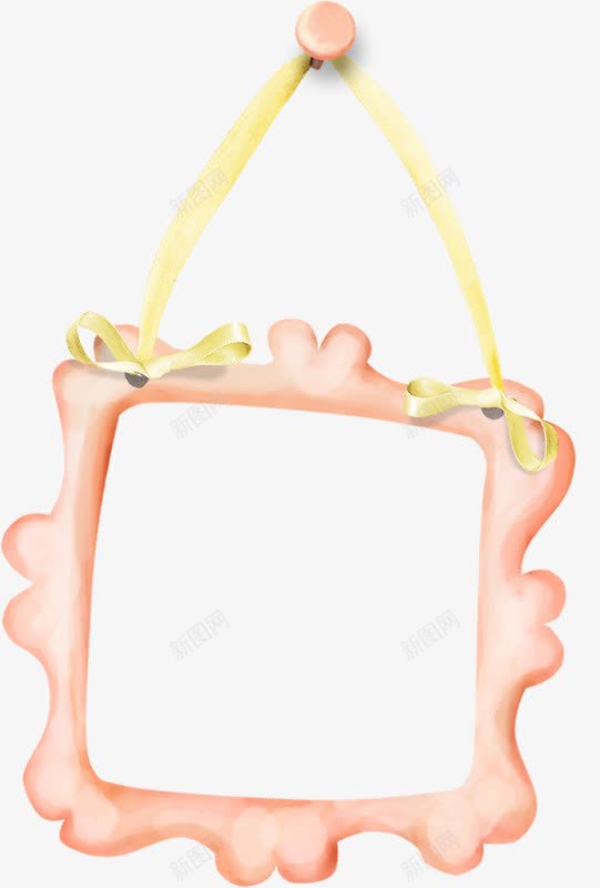 可爱卡通边框png免抠素材_新图网 https://ixintu.com 卡通边框 可爱边框 粉色可爱边框 粉色边框