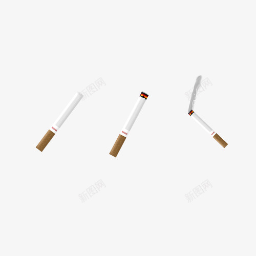 燃烧的香烟psd免抠素材_新图网 https://ixintu.com 吸烟有害健康 燃烧 香烟
