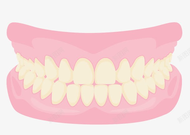 卡通微笑的牙齿矢量图ai免抠素材_新图网 https://ixintu.com 卡通 卡通嘴巴 微笑的牙齿 牙齿 矢量图