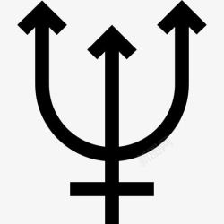 海王标志占星术创意星座海王星标志生肖天图标高清图片
