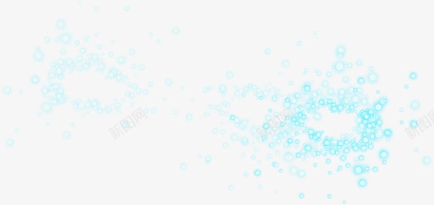 蓝色创意星光光效png免抠素材_新图网 https://ixintu.com 光光 创意 蓝色