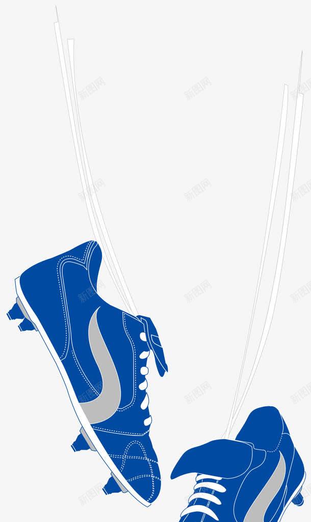 蓝色球鞋矢量图eps免抠素材_新图网 https://ixintu.com 球鞋 蓝色 运动 运动鞋 鞋子 矢量图