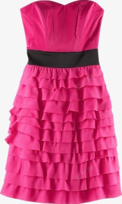 粉色时尚女式裙子素材