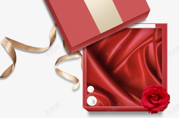 一个红色的礼盒png免抠素材_新图网 https://ixintu.com 一个 礼盒 红色 红色礼盒