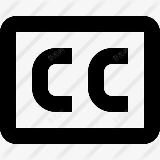 CreativeCommons图标png_新图网 https://ixintu.com 广场 形状和符号 标志 知识共享 许可