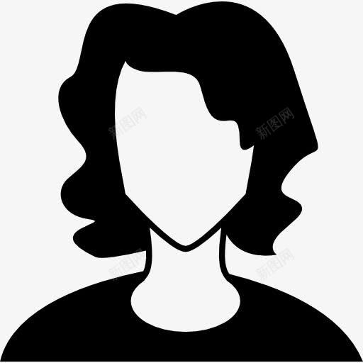 人靠近的脸和黑色的短发图标png_新图网 https://ixintu.com 人 头发 收起来 短 短头发 脸 黑暗