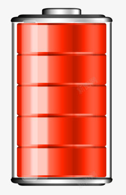 手机萌宝图标满格红色爆表电池高清图片