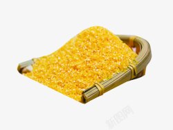 黄色玉米糁素材