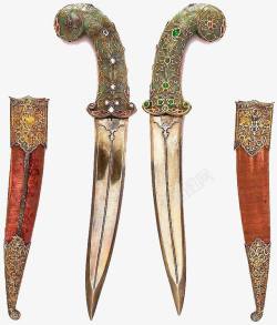 大都会博物馆波斯印度匕首高清图片