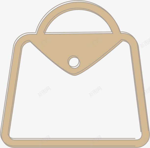 手提包边框图标png_新图网 https://ixintu.com AI 包包 卡通 手提包 手绘 边框