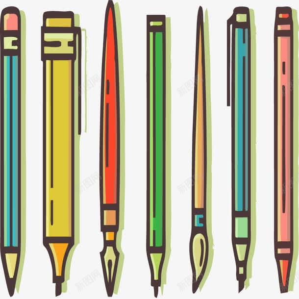 彩色铅笔画笔png免抠素材_新图网 https://ixintu.com 手绘插画 画笔 绘画 绘画png 铅笔