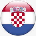 克罗地亚克罗地亚世界杯旗高清图片
