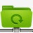 绿色的远程备份文件夹图标图标
