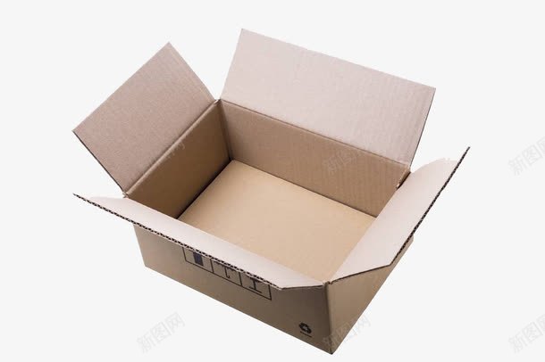瓦楞纸箱png免抠素材_新图网 https://ixintu.com 实物 棕色 瓦楞纸箱 盒 空箱子 空纸箱 纸板 纸箱 货物 送货 集装箱