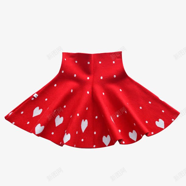 红色质感爱心形状裙子png免抠素材_新图网 https://ixintu.com 形状 爱心 红色 裙子 质感