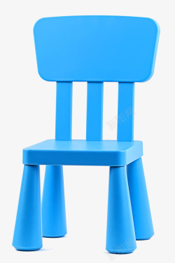 蓝色儿童座椅素材