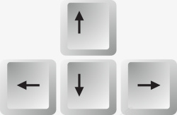 键盘方向键矢量图素材