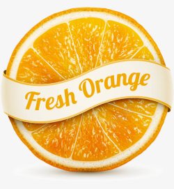 水果橘子矢量图素材