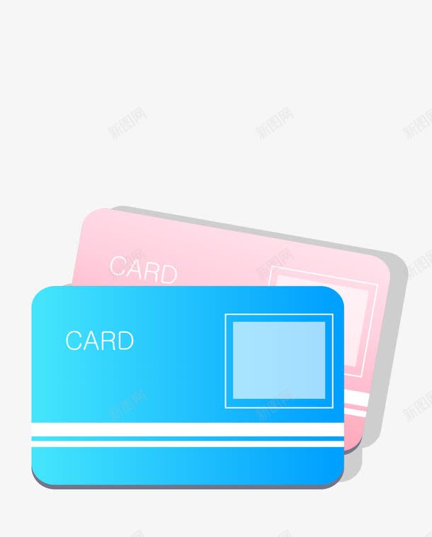 卡通购物卡矢量图eps免抠素材_新图网 https://ixintu.com 信用卡 刷卡 卡通 银行卡 矢量图
