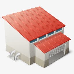 红色房子卡通房子图标png_新图网 https://ixintu.com 卡通 房子 红色