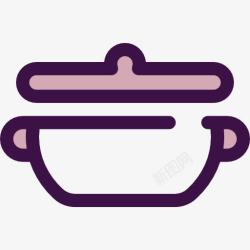 煮沸锅锅图标高清图片