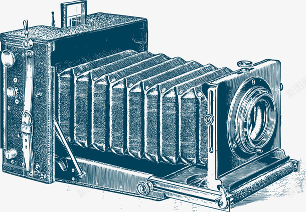 伸缩相机png免抠素材_新图网 https://ixintu.com 伸缩 复古照相机 旧相机 相机 老式 老式相机