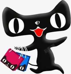活动海报黑色天猫卡通图标素材