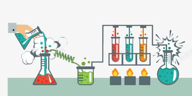 实验室插画png免抠素材_新图网 https://ixintu.com PPT 免抠PNG素材 实验室 实验室插画 试管