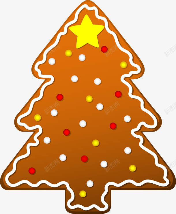 冬日褐色圣诞饼干png免抠素材_新图网 https://ixintu.com Christma Christmas Merry 冬日饼干 圣诞快乐 圣诞树 圣诞节 树木饼干