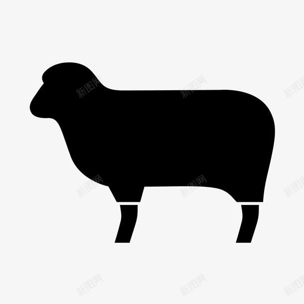 羊剪影png免抠素材_新图网 https://ixintu.com 剪影 动物 羊 羊剪影