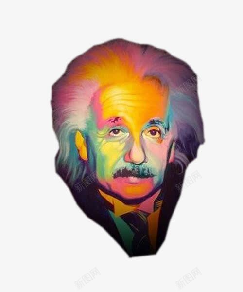 爱因斯坦油画png免抠素材_新图网 https://ixintu.com 人物 发明家 手绘 油画 爱因斯坦 爱因斯坦素材 画画